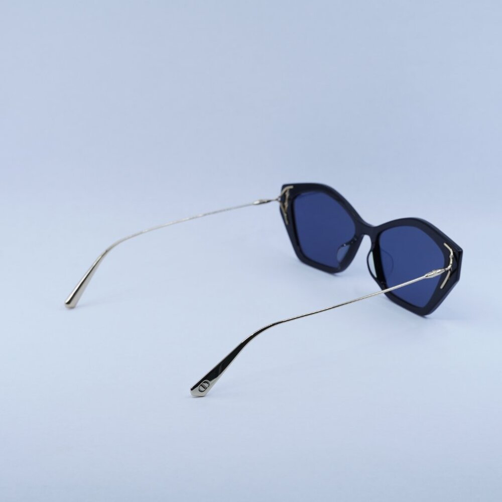 🕶️ New Dior MISSDIOR S1U 12B0 Sunglasses - Shiny Black/Gold Frame - Picture 9 of 10
